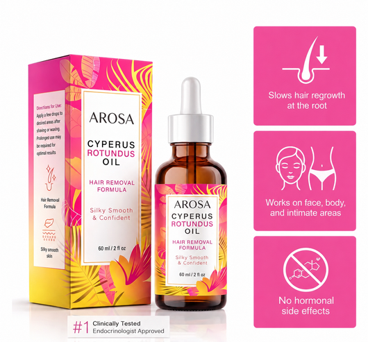 Cyperus Rotundus Botanical Serum — Softer Regrowth. Calmer Skin.